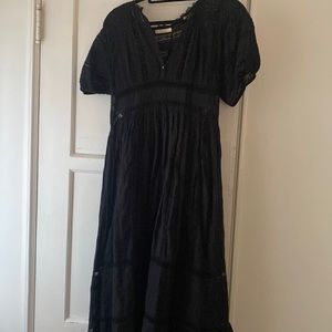Black doen dress